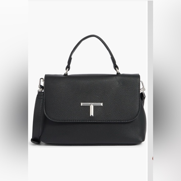 Tahari Black Satchel Bag NEW - Picture 3 of 9